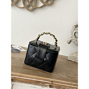 Chanel Mini Vanity Case Bags Black 11x9.5x8.5cm - 3