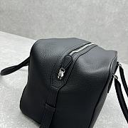 The Row Agnes Bowling Black Leather Bag 33x18x39cm - 5