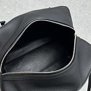 The Row Agnes Bowling Black Leather Bag 33x18x39cm - 3