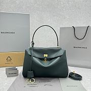 Balenciaga Rodeo Medium Handbag Green Smooth 34x11x24cm - 1