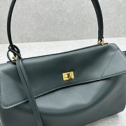 Balenciaga Rodeo Medium Handbag Green Smooth 34x11x24cm - 5