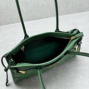 Prada Medium Leather Handbag Green 32x15.5x12cm - 4