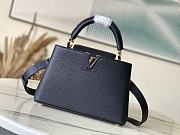 Louis Vuitton LV Capucines BB Black Bag 27x17.3x9cm - 1