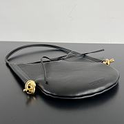 Bottega Veneta Small Solstice Black Leather Bag 30x26x2cm - 4