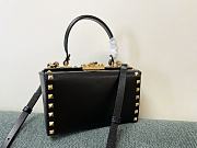 Valentino Garavani Rockstud Alcove Box Black 19x12x8cm - 4