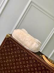 Louis Vuitton LV Sunset Bag Cream Wool 27x18x3cm - 4