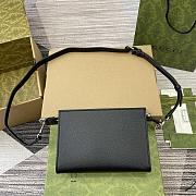 Gucci Messenger Bag Black 22x15x4.5cm - 3