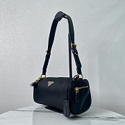 Prada Medium Re-Nylon Leather shoulder Bag Black 27x12x10.5cm - 2