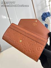 Louis Vuitton LV Sarah Wallet Cognac 19x10.5x2cm - 3