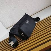 Prada Re-Nylon Shoulder Bag Black 19x14.5x2.5cm - 6