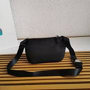 Prada Re-Nylon Shoulder Bag Black 19x14.5x2.5cm - 4