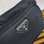 Prada Re-Nylon Shoulder Bag Black 19x14.5x2.5cm - 2