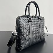 Bottega Veneta Slim Intrecciato Briefcase 35.5x28x7.5cm - 3