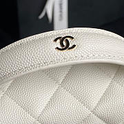 Chanel Vanity Case White Caviar 17x19.5x5cm - 5