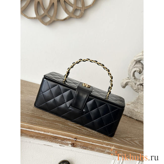 Chanel Vintage Vanity Bag Black 22x10x8.5cm - 1