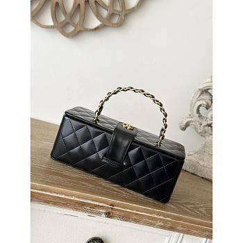 Chanel Vintage Vanity Bag Black 22x10x8.5cm