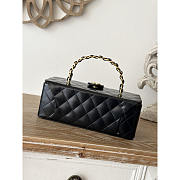 Chanel Vintage Vanity Bag Black 22x10x8.5cm - 5