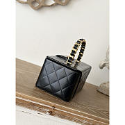 Chanel Vintage Vanity Bag Black 22x10x8.5cm - 4