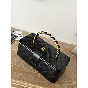 Chanel Vintage Vanity Bag Black 22x10x8.5cm - 2