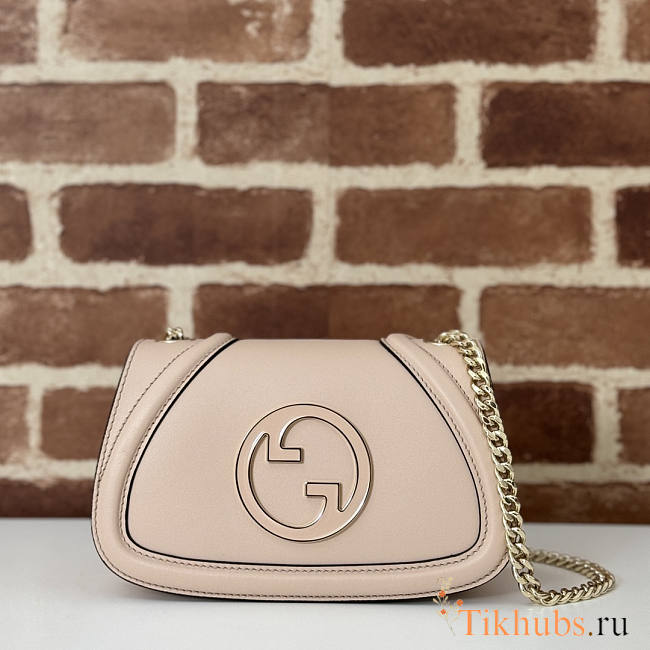 Gucci Blondie Mini Shoulder Bag Light Pink 21.5x11x8cm - 1