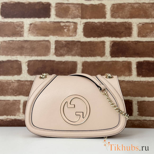 Gucci Blondie Small Shoulder Bag Light Pink 26x16x8cm - 1