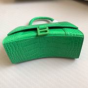 Balenciaga Small Hourglass Bag Green Crocodile 23cm - 6