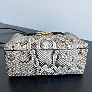 Bottega Veneta Andiamo Small Python Roccia 25x22x10.5cm - 4