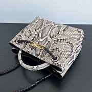 Bottega Veneta Andiamo Small Python Roccia 25x22x10.5cm - 3