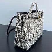 Bottega Veneta Medium Andiamo Python Roccia 32x25x11cm - 4