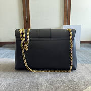 Celine Large Victory Bag Calfskin Black 32x21x11cm - 5