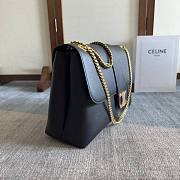 Celine Large Victory Bag Calfskin Black 32x21x11cm - 4