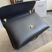 Celine Large Victory Bag Calfskin Black 32x21x11cm - 2