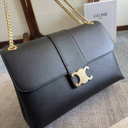 Celine Large Victory Bag Calfskin Black 32x21x11cm - 3