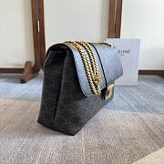 Celine Large Victory Bag Triomphe Canvas 32x21x11cm - 5