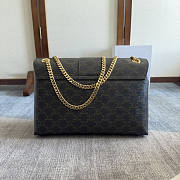 Celine Large Victory Bag Triomphe Canvas 32x21x11cm - 3