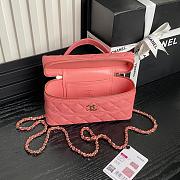 Chanel Vanity Case Pink Caviar 17x19.5x5cm - 2