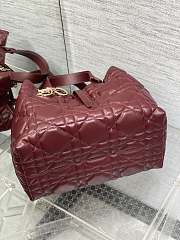 Dior Medium Toujours Bag Wine 28.5x19x21cm - 4