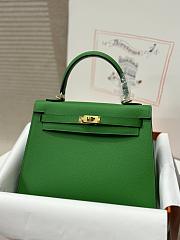 Hermes Kelly 25 Bag Green Epsom Gold 25cm - 1