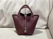 Hermes Picotin Wine Bag 18x13x9cm - 1