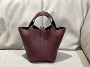 Hermes Picotin Wine Bag 18x13x9cm - 4