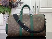 Louis Vuitton LV Keepall 35 Monogram Green 34x21x16cm - 3