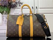 Louis Vuitton LV Keepall 35 Monogram Yellow 34x21x16cm - 1