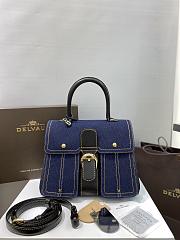 Delvaux Brillant Denim Bag 28x14x22cm - 1