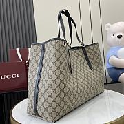 Gucci GG Emblem Large Tote Bag Black 45.5x30x16cm - 4