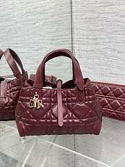 Dior Small Toujours Bag Red Wine 23 x 14 x 12 cm - 1