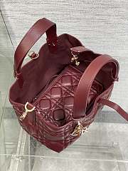 Dior Small Toujours Bag Red Wine 23 x 14 x 12 cm - 3