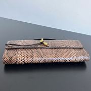 Bottega Veneta Andiamo Clutch Python Bag 31x13x3cm - 6