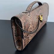 Bottega Veneta Andiamo Clutch Python Bag 31x13x3cm - 4