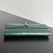 Bottega Veneta Andiamo Clutch Crocodile Green Bag 31x13x3cm - 6