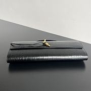 Bottega Veneta Andiamo Clutch Crocodile Black Bag 31x13x3cm - 6